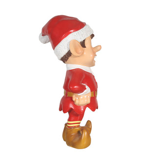 Standing Santa Elf (red)