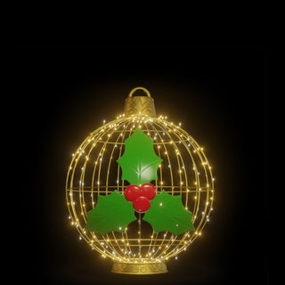 Christmas Ball "mistletoe" (warm White)