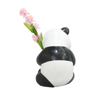 Panda Cub With Flower