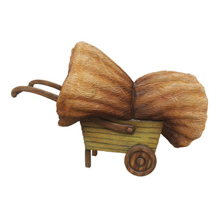 Wheel Barrow With Hay