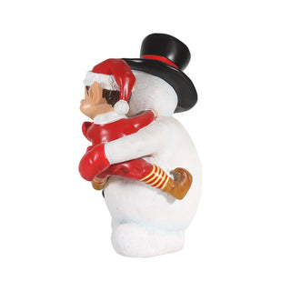 Santa Elf On Snowman (Red)