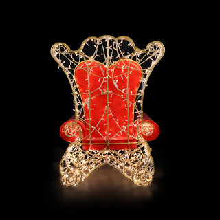SANTA THRONE WARM WHITE - STANDING