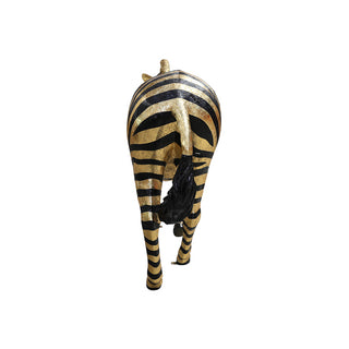 Zebra (black With A Stripes Of Golf Leaf)