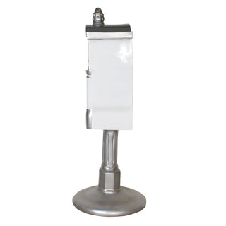 Santa Mailbox (White/silver)