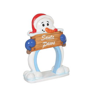 Santa Paws Snowman