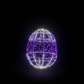 Easter Light Egg 3 (Purple/white)
