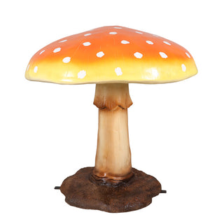 LARGE MUSHROOM (ORANGE)
