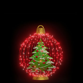 Christmas Ball "christmas Tree" (red)
