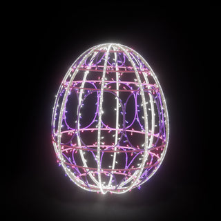 Easter Light Egg 1 (white/purple/pink)