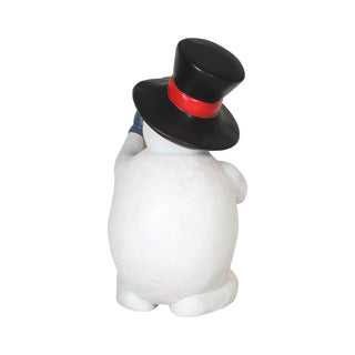 Snowman With Tambourine