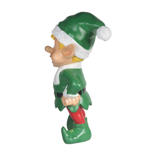 Standing Santa Elf (Green & blond)