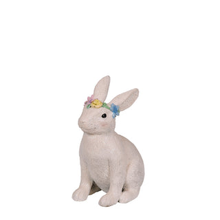 WHITE BUNNY SITTING