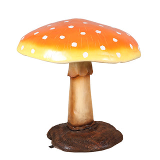 LARGE MUSHROOM (ORANGE)